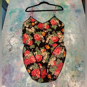 Vintage Floral Teddy/ Bodysuit